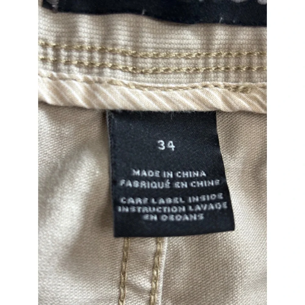 Marmot Mens Casual Outdoor Pants Size 34‎ Beige Cotton Blend Straight Leg